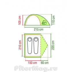 Палатка Coleman Crestline 2 L