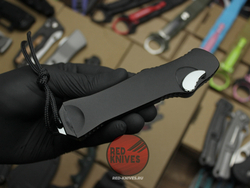 Нож Heretic Hydra V4 Single Edge S/E Standard - черная рукоять, светлый клинок