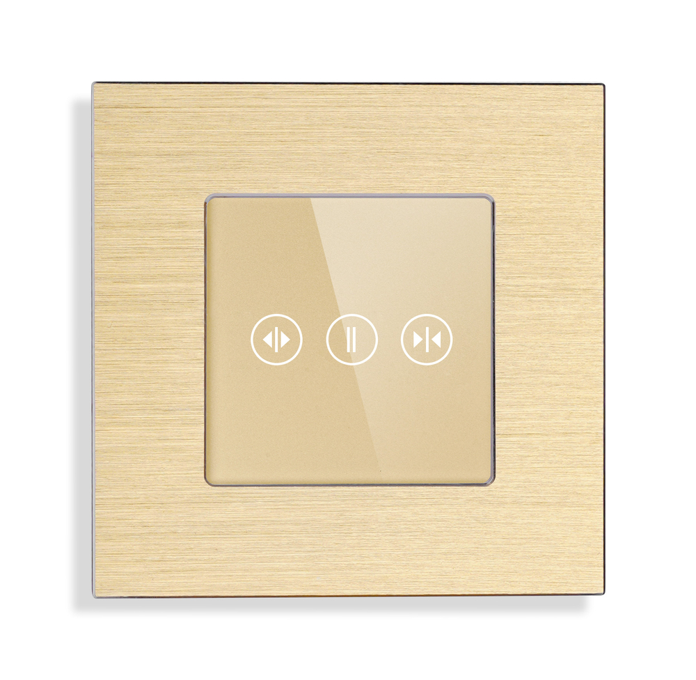 Стеклянная панель для рамки (шторы) CT- GD 47*47мм ЗОЛОТО