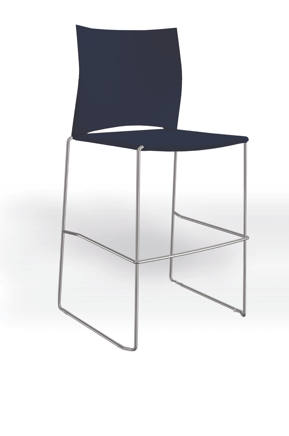 Web стул на полозьях кухонный/барный