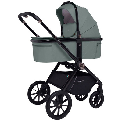 Детская коляска Sweet Baby Vento Black 3 в 1 Green