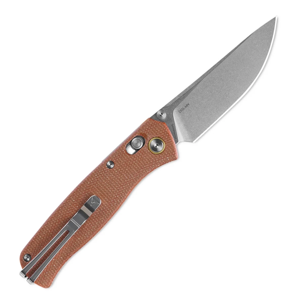Нож складной SRM 255L-MN Medal Stonewash (10Cr15CoMoV, Micarta)