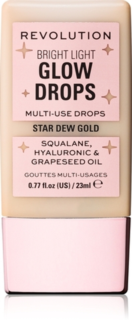 Makeup Revolution Bright Light Glow Drops - жидкий отбеливатель, 23 ml