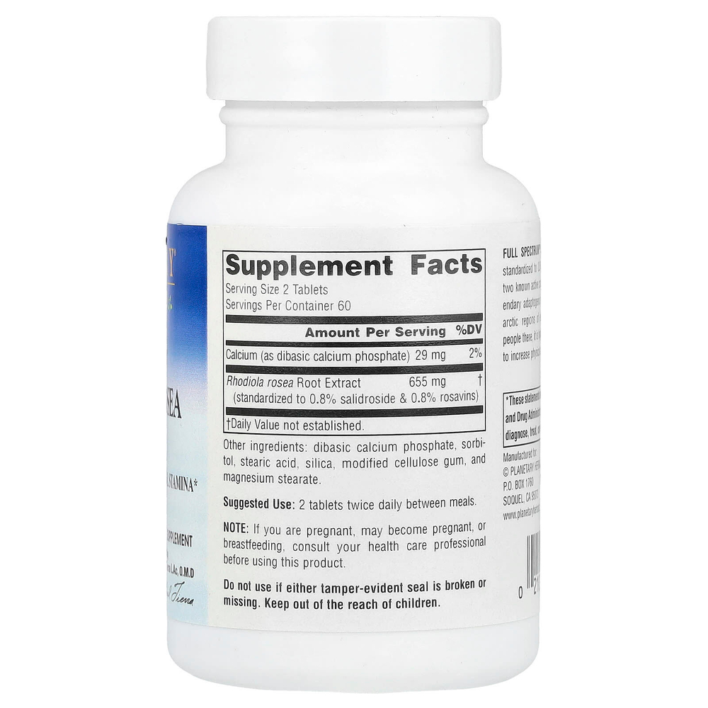 Planetary Herbals, Full Spectrum™, экстракт родиолы розовой (Rhodiola rosea), 120 таблеток (327 мг в 1 таблетке)