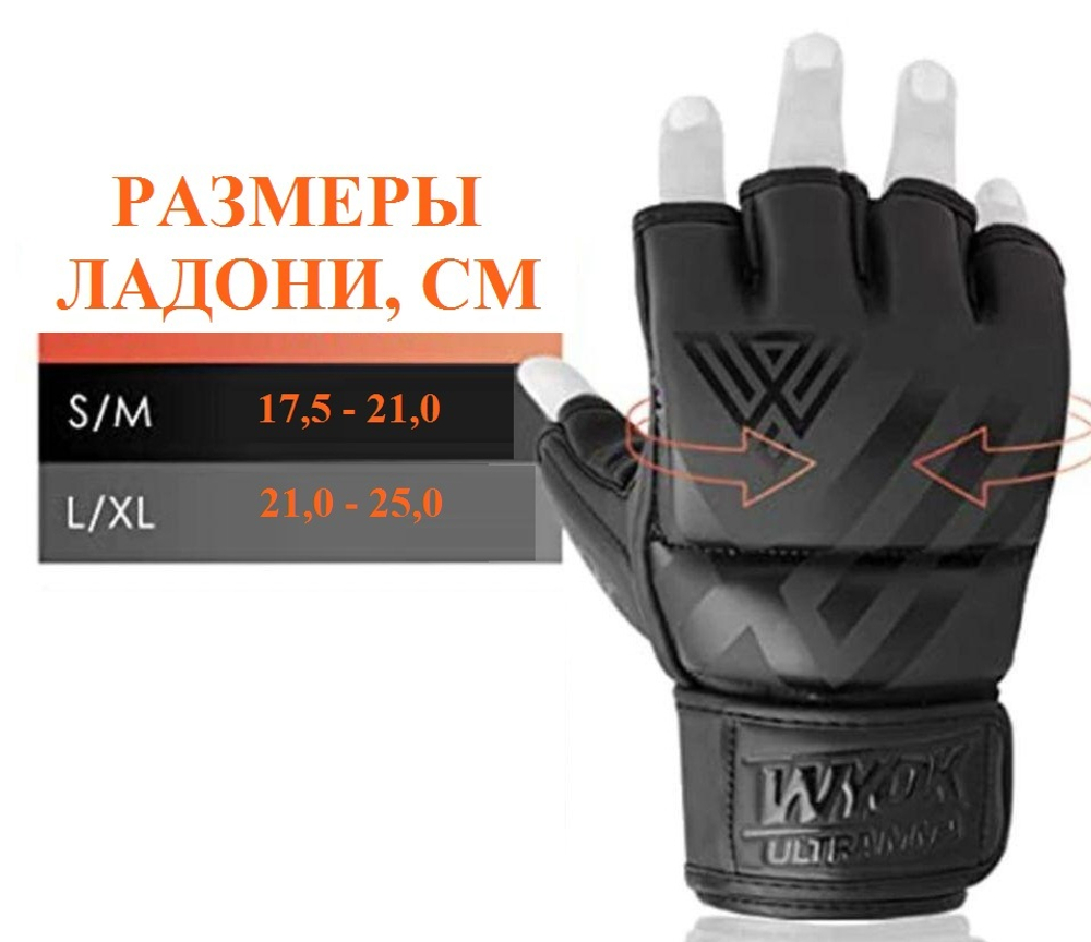 Перчатки MMA Ultra черные
