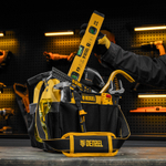 Переноска для инструмента, 260х240х300 мм, 22 кармана, наплечный ремень Denzel