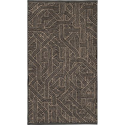 Коврик Confusion Leitner 65x120 Бежевый / Черный