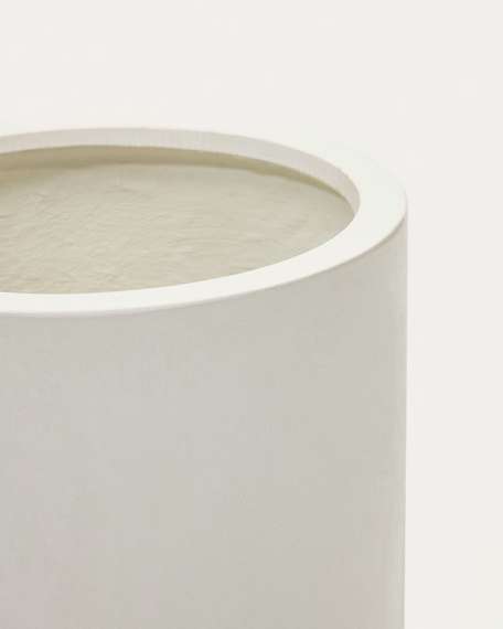 Кашпо Aiguablava, Ø42х80 см, белый цемент