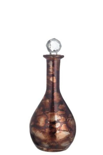 Сосуд декоративный "Браун" большой 10х10х22см