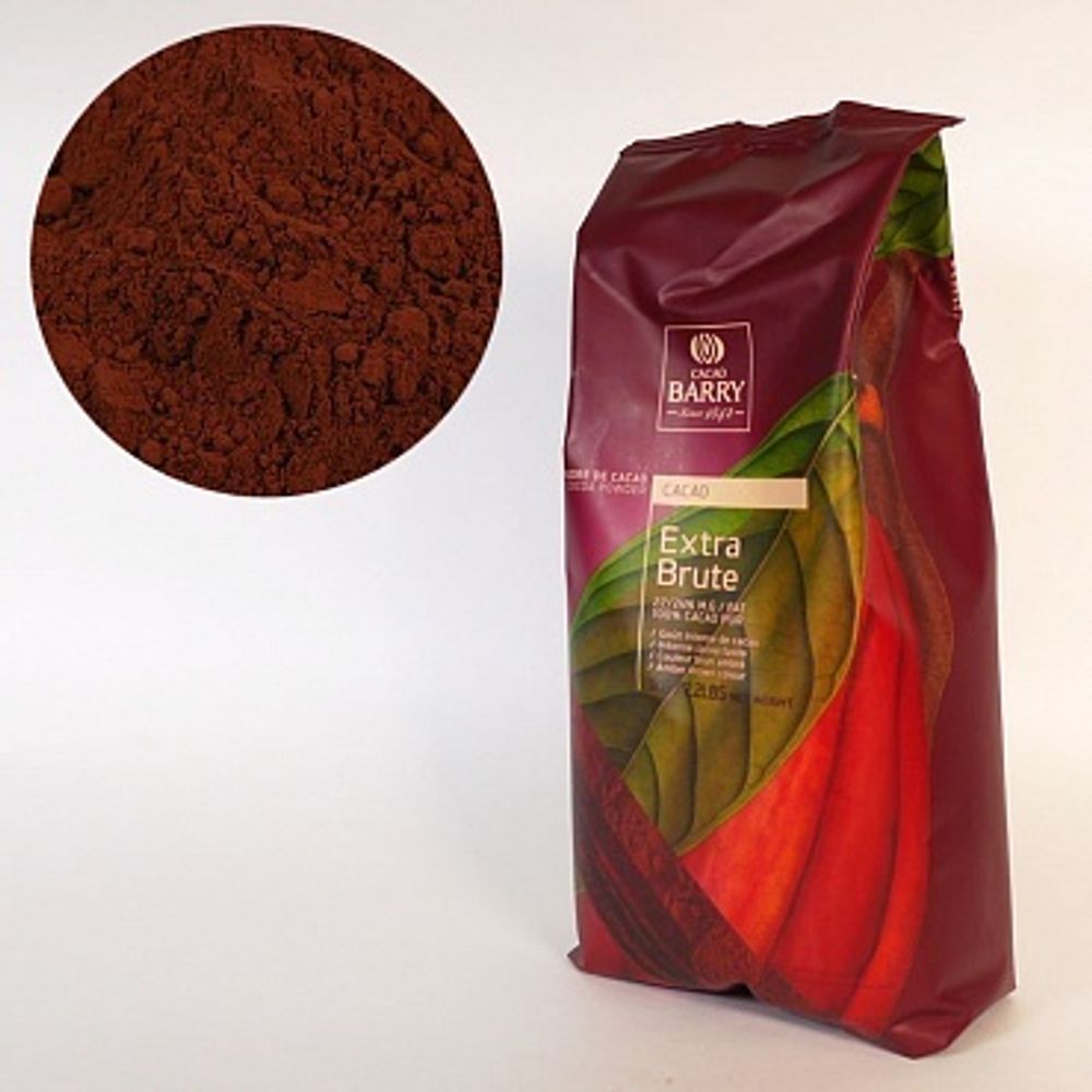 Какао-порошок алкализованный Cacao Barry Extra Brute 1кг