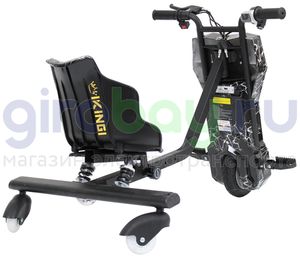 Электро Дрифт-карт IKINGI Drift Cart P2 250W (36V/4.4Ah) - Чёрная молния фото №4