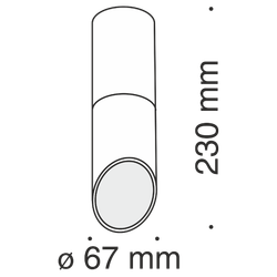 Накладной светильник Maytoni C025CL-01W