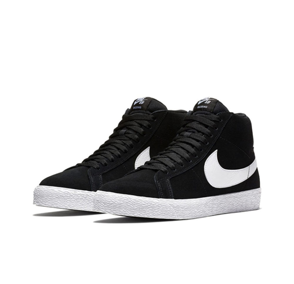 Nike sb zoom blazer mid black white outlet