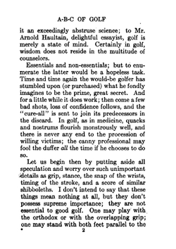 A-B-C of Golf | Dunn John Duncan