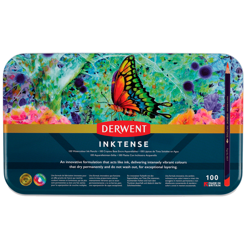 Derwent Inktense набор 100 цветов