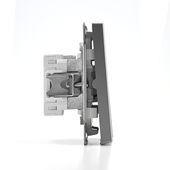 Выключатель для жалюзи 2-кл. ArtGallery 2х (сх. 4) 10А механизм сталь SE GAL000919