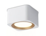 Светильник накладной TN70831 WH/GD белый/золото GX53 max 12W 96*96*60