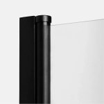 Душевая дверь NEW TRENDY NEW SOLEO BLACK D-0221A/D-0222A 80 стекло прозрачное/профиль черный