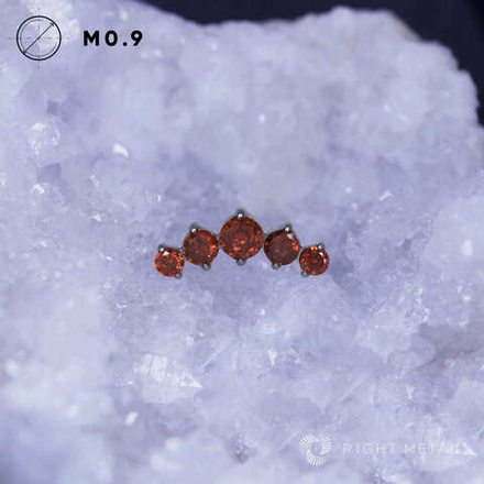 5K v.2 Mini Dark Garnet CZ