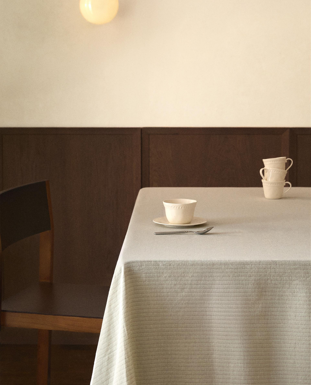 Zara Home скатерть из хлопка, узор в полоску, 150 150 см · 2286/021