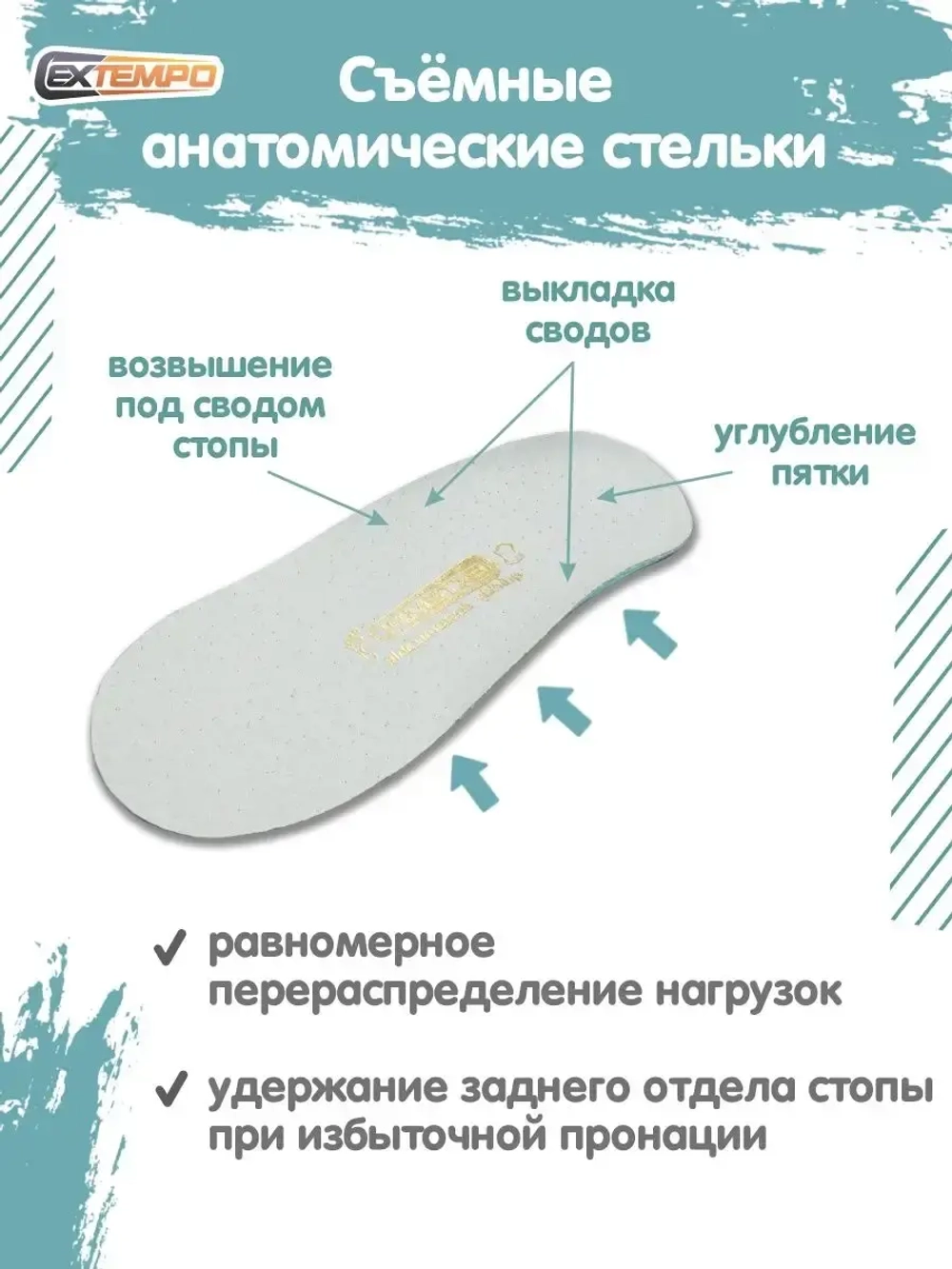 Сандалии детские для девочек на липучках