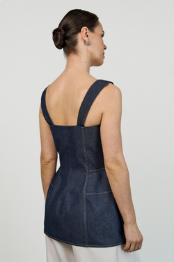 Джинсовый топ