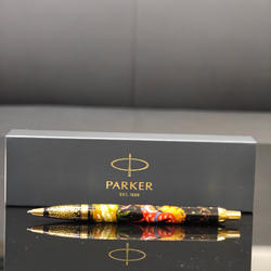 Ручка шариковая Parker "Сказочный конь" красный с ручной росписью в коробке