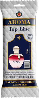 Салфетки влажные универсальные парфюмированные №12 Nina ricci nina