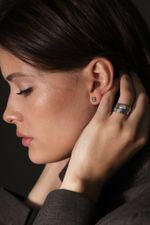 Кольцо Crystal Round с опалом