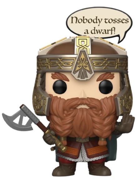 Фигурка Funko POP! Movies LOTR S11 Gimli Nobody Tosses A Dwarf!