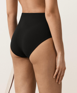 OYSHO Бикини-трусики с высокой посадкой, черный