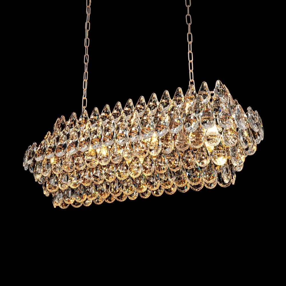 Подвесная люстра Modelux ML.8861.17P GD