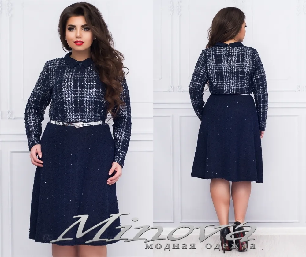 Платье 254 (синий) Minova