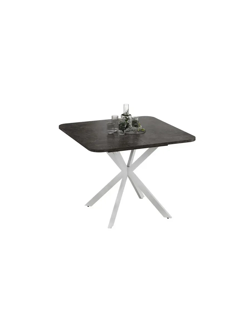 Стол кухонный Ателье темный 100(131)х100х75 см