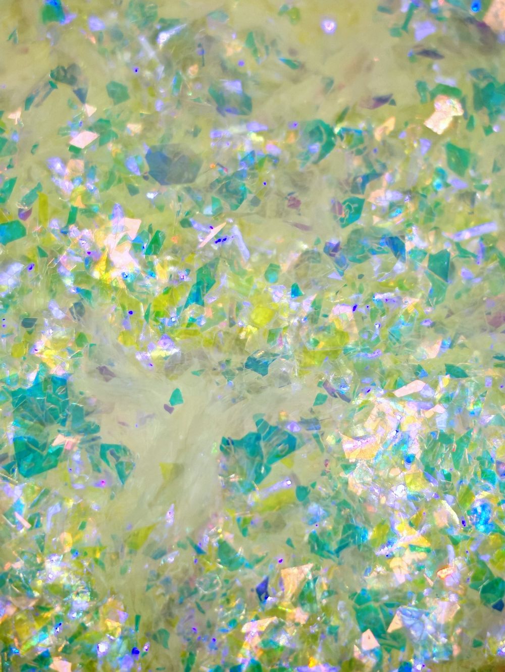 Хлопья - слюда 88718 хамелеон прозрачный - для литья изделий и творчества