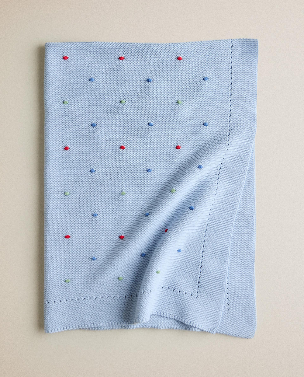 Zara Home плед детский из хлопка, 70x100 см