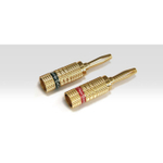 NorStone Banana Plugs, gold, пружинные разъемы для акустического кабеля (4 шт.) (NORBANX4)