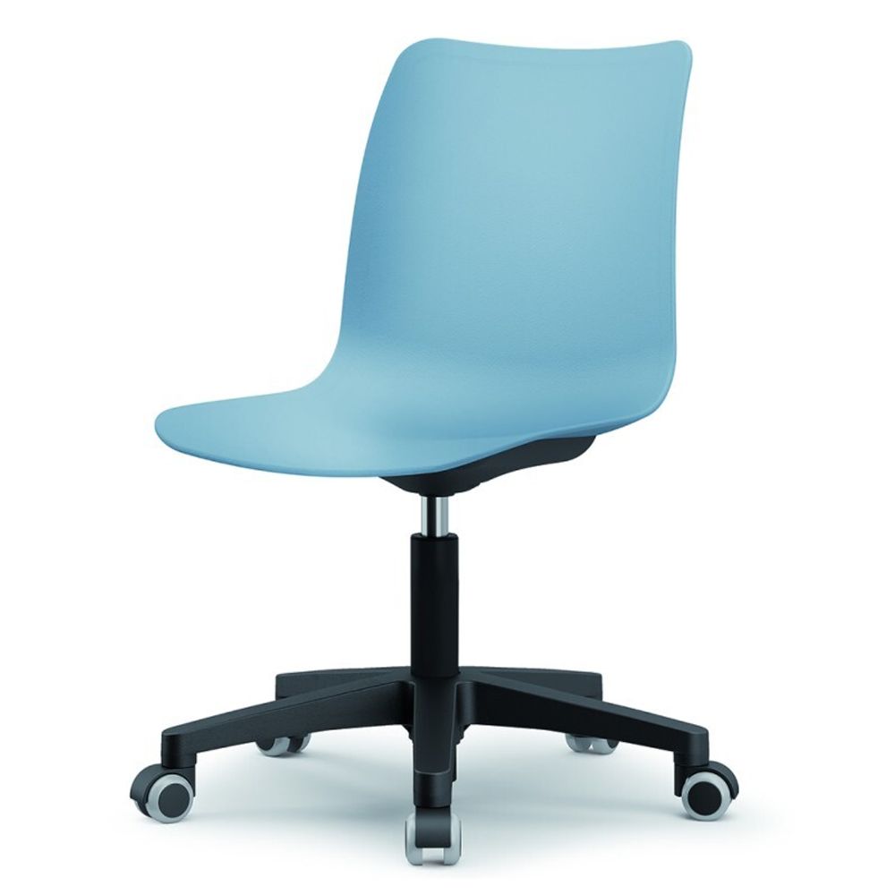 Кресло с пластиковым сидением голубой COLLEGE COLOR SH25 Blue RAL 5014