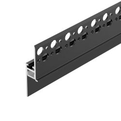 Профиль PLINTUS-FANTOM-H20-2000 BLACK (Arlight, Алюминий) 043618