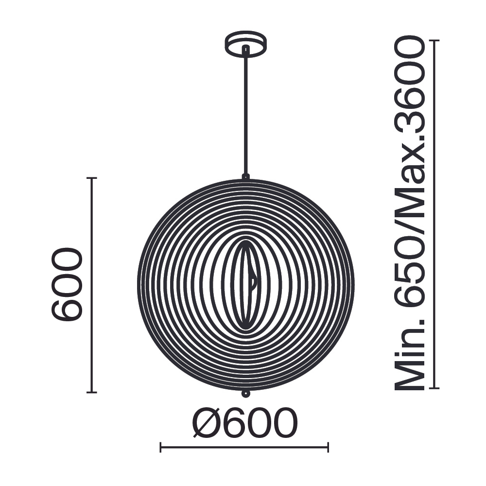 Подвесной светильник Maytoni MOD197PL-01W2
