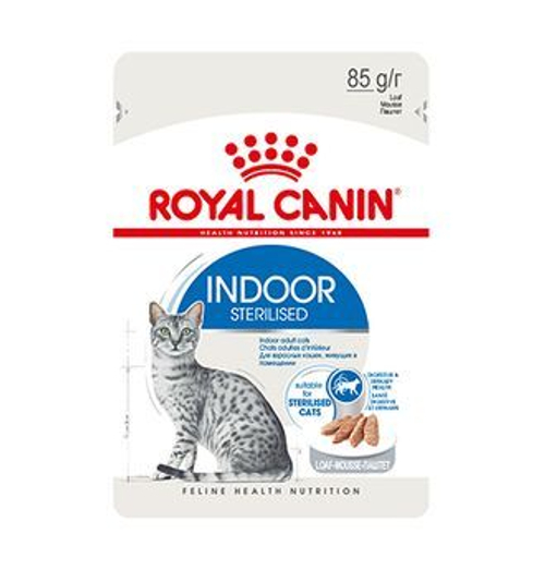 Royal Canin Indoor Sterilised (Желе) Индор Стерилайзд: влажный корм для кошек, живущих в помещении 85 г