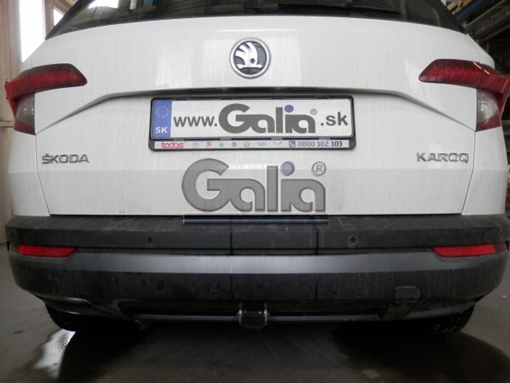 Фаркоп оцинкованный Galia S119A для Skoda Karoq 2018-, Seat Ateca 2016-(паспорт и сертификат в комплекте)(без электрики)