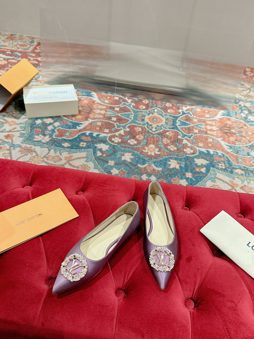 Louis Vuitton Met Flat Ballerina