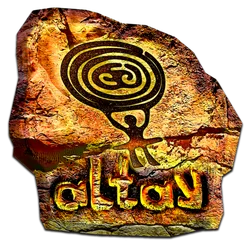 Магнит петроглиф золото "Круг"