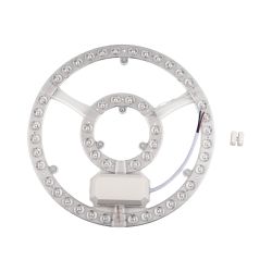 ULE-Q930-42W-4000K IP40 CLEAR Светильник-модуль светодиодный с драйвером. 220В. диаметр 265мм. Белый свет 4000K. Угол 180градусов. TM Volpe