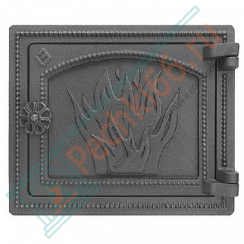 Дверца печная чугунная ДТ-3, антрацит (Везувий) в Кирове