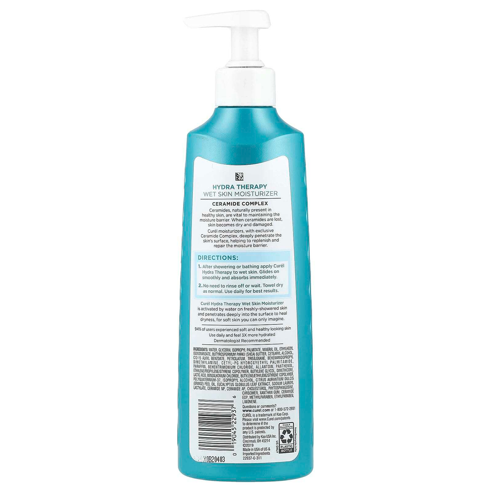 Curel, HydraTherapy, увлажняющий крем для влажной кожи, 354 мл (12 жидк. унций)