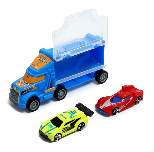 Игрушка МАШИНКА Грузовик-перевозчик (9495967)