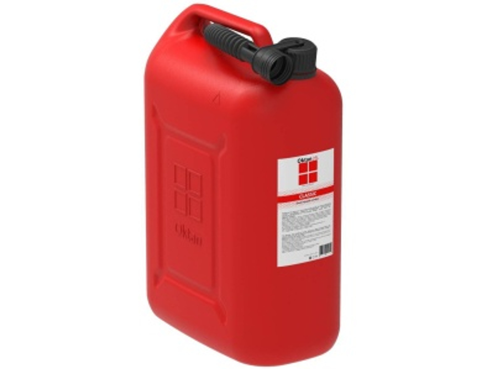 Канистра ГСМ Oktan 25л Классик цвет Красный (6шт/уп)