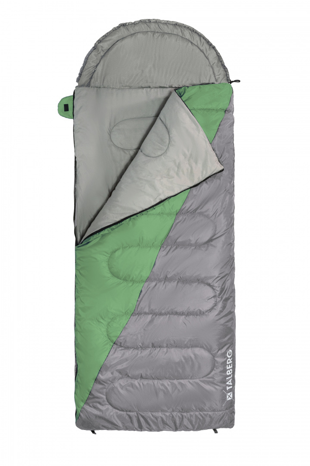 SUMMER 0°C спальный мешок (0С, зелёный левый)